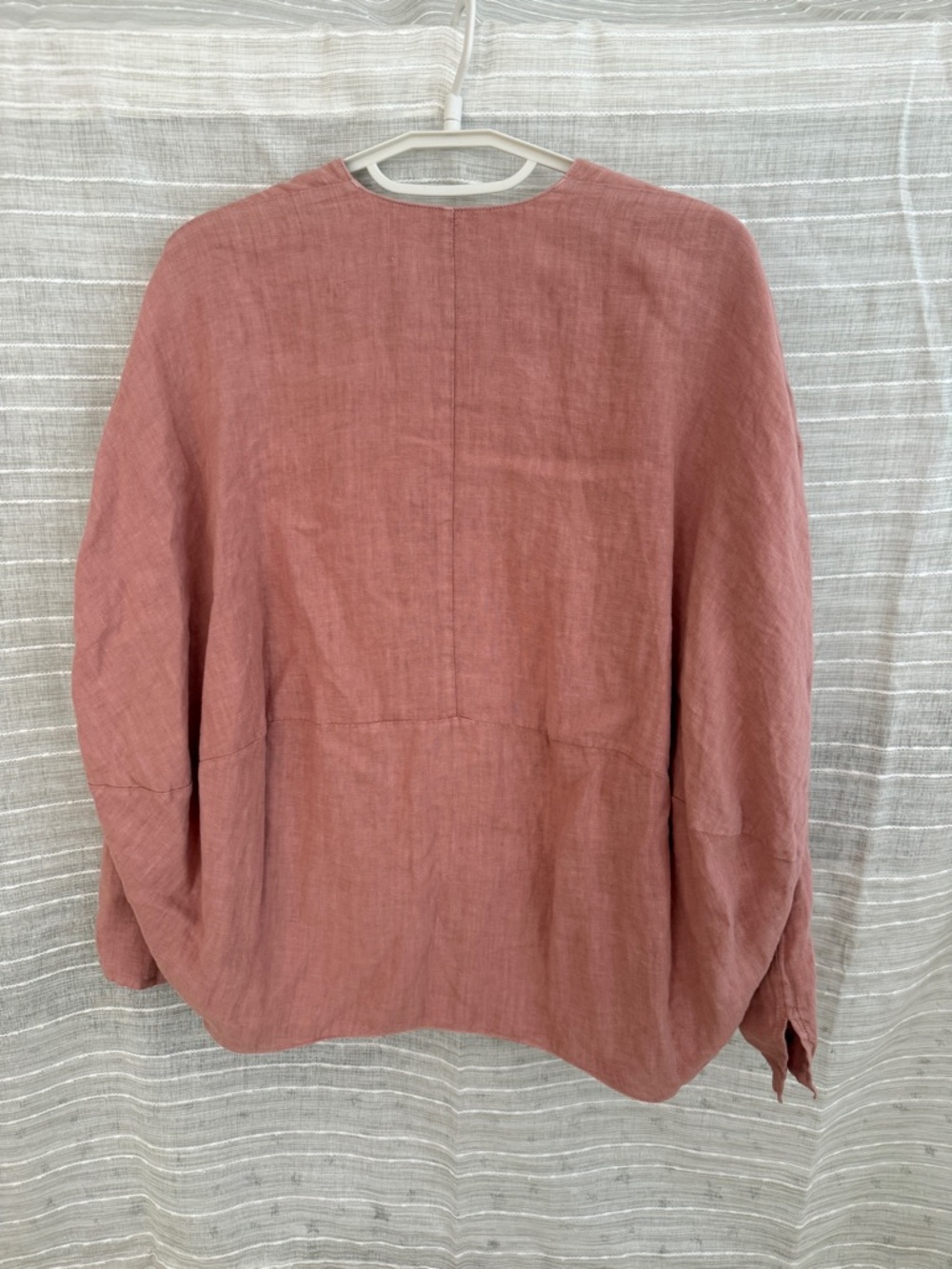Women’s Lightweight Dust Pink Oversided Bomber - Picture 10 of 15